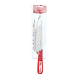 Betty Crocker Chef Knife W/Bkelite Handle L:20.5 Cm Red Color
