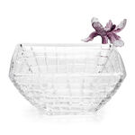 La Mesa Glass Bowl With Violet Crystal Flower 31Cm image number 2