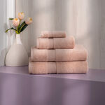 Boutique Blanche blush cotton ultra soft face towel 30*30 cm image number 4