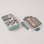 ألبرتو علبة غداء ستانلس ستيل، أخضر 1200مل image number 1