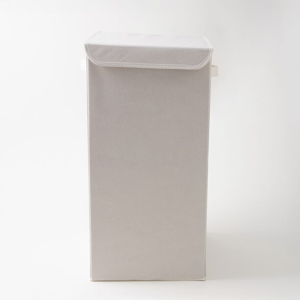 Homez polyester clothes organizer laundry box, beige 62*32*17 image number 1