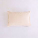 Boutique Blanche Pillow Cover Set 100% Cotton 200Tc Percale King Oatmeal 90*50 Cm image number 4