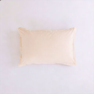 Boutique Blanche Pillow Cover Set 100% Cotton 200Tc Percale King Oatmeal 90*50 Cm