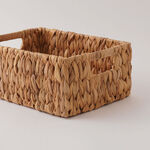 Homez Rectangular Rattan Storage Basket 32*23*13 Cm image number 2