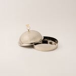 La Mesa silver and gold metal dates bowl Dia 30 cm image number 1