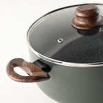 Alberto brown granite cooking pot 24 cm image number 1