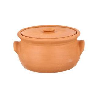 Elizi Clay Pot Handmade Lined Medium 