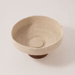 لا ميسا وعاء تقديم خشب 27*27*14سم، بيج image number 1