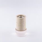 Homez oud burner set travertine collection 9.5*9.5*16.5cm image number 1
