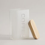 Alberto 4pcs borosilicate glass canister set with wood lid image number 5