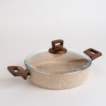 Alberto 7 Piece Granite Cookware Set Brown Stone image number 5