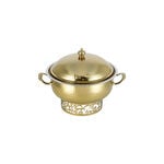 Food Server With Caligraphy Standbrass Polish image number 1