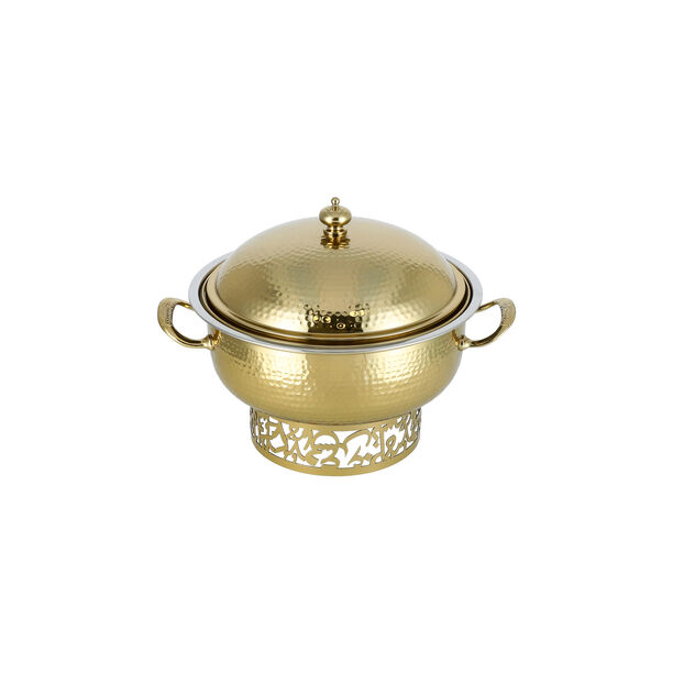 Food Server With Caligraphy Standbrass Polish image number 1