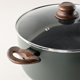 Alberto brown granite cooking pot 28 cm