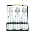  6 Pcs Glass Juice Bottle image number 0
