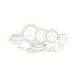 La Mesa 47 Piece Bone Porcelain Dinner Set Serve 6 Persons image number 0