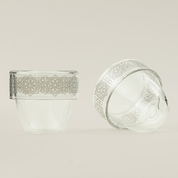 Dallaty glass coffee cup set 6pcs image number 1