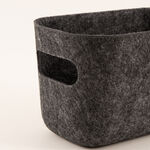 Homez Storage Basket, Dark Grey 25*13*14 Cm image number 4
