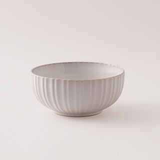 La Mesa stoneware set of 4pcs textured shaped bowls