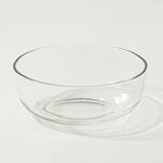 La Mesa 2Pcs Glass Salad Bowl With Wooden Base image number 3