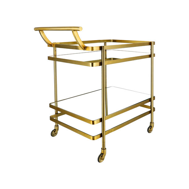 Stainless Steel Rectangular Serving Trolley image number 1