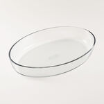 Pyrex Clear Oval Glass Roaster, 4.2L, 40 Cm image number 1