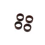 Arabesque 4 Pcs Wood Napkin Rings image number 2