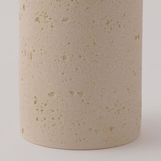 Homez Polyresin Tumbler, Beige 7.5*7.5*11Cm
