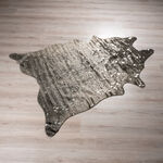Cottage Faux Cowhide Rug Dark Gray 150X200 Cm image number 0