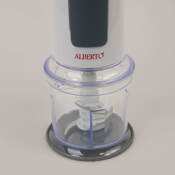 Alberto electric chopper 500ml, 400w, 2 speeds, white image number 2