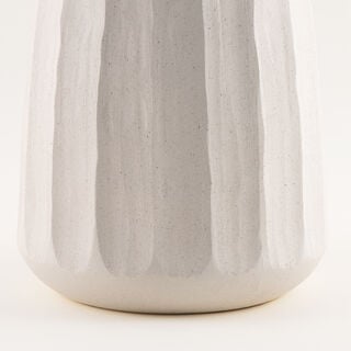 هومز مزهرية بوهو سيراميك 21.5*21.5*27.5سم، أبيض