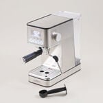 Alberto stainless steel espresso coffee maker, plastic 125g container 150W image number 0