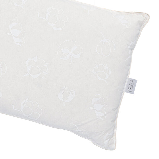 Ultra Soft Cotton Pillow 154 Tc 100% Cotton Fabric 800Gr In Linen Bag image number 3