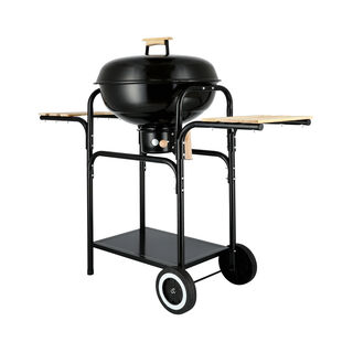 Trolley Kettle Grill In Black