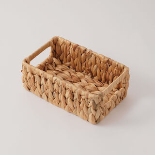 Homez Rectangular Rattan Storage Basket 24*15*9 Cm