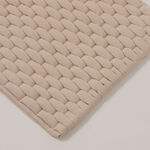 Boutique Blanche cotton square cushion cover 45*45cm, white image number 2