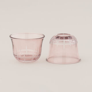Dallaty 6pcs arabic coffee cup set, light purple