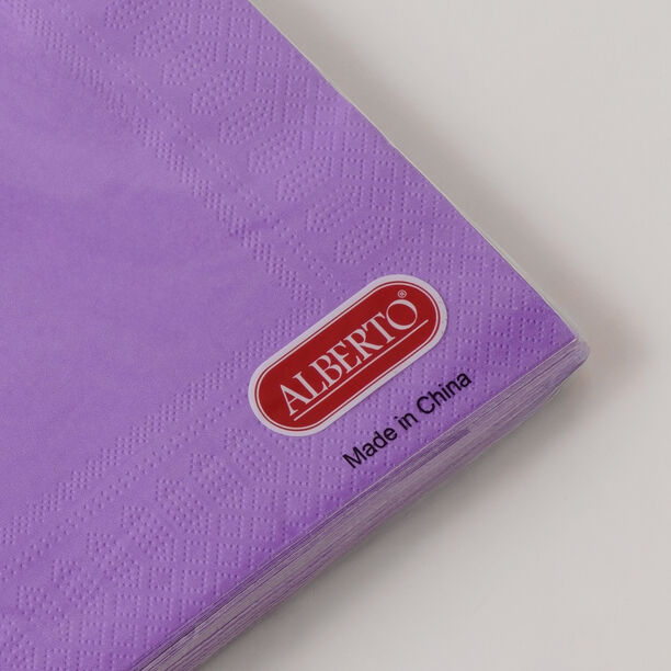 Alberto Paper Napkin Pack Of 30, Purple 33*33Cm image number 1