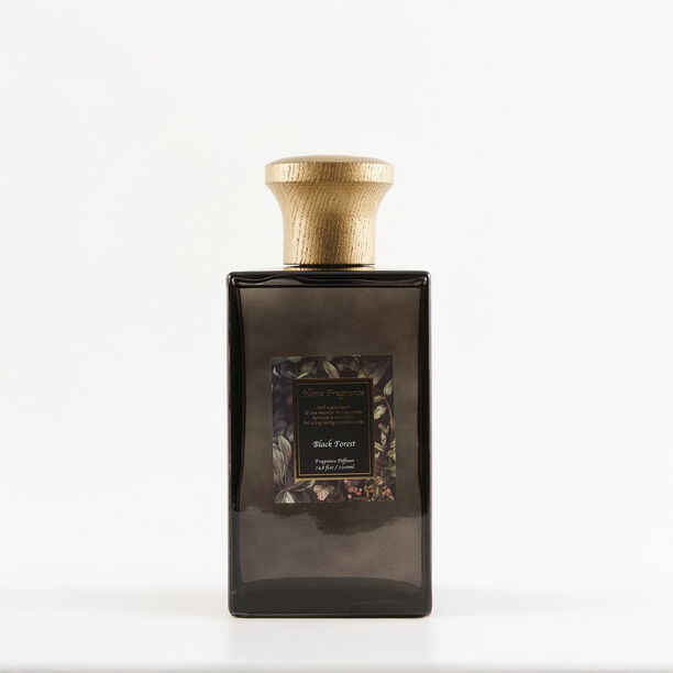 هومز فواحة عطور زجاجي الغابة السوداء برائحة الزهور مع أعواد 2200 مل image number 1