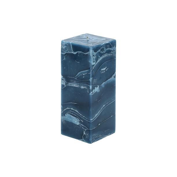 شمعة مربعة رخامية   وردي  8*8*20 سم image number 1