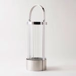 Homez metal candle holder 15*15*38.5cm, silver image number 1