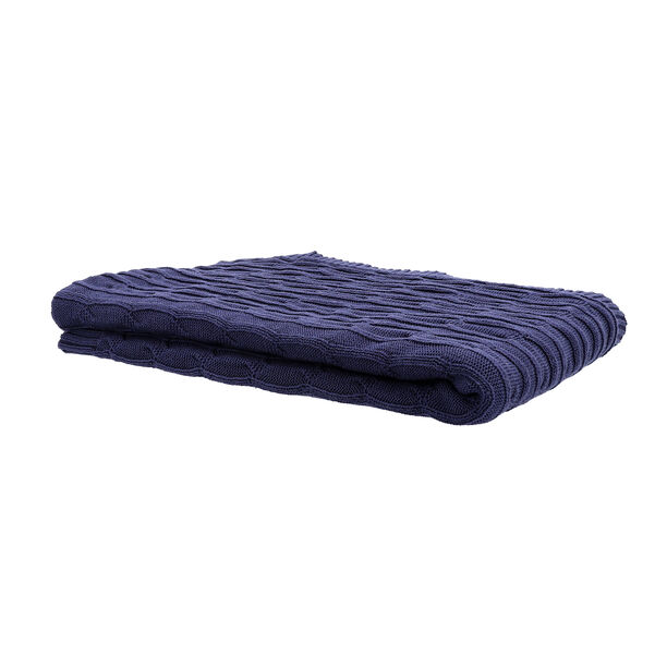  100% Cotton Knitted Throw image number 2