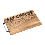 Alberto Acacia Wood Rectangular Cutting Board image number 1