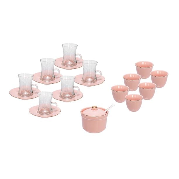 Tea & Arabic Coffee Set 20 Piesec Pink image number 0