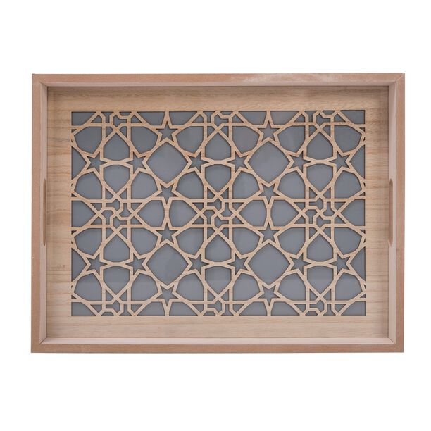 طقم صواني تقديم خشبية image number 2