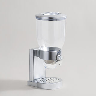 Alberto plastic single cereal dispenser, silver 3500ml