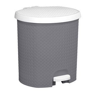 Pedal Bin Woven Grey 6.5L