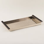 Dallaty Serving Tray, Silver, 46*24*3 cm image number 0