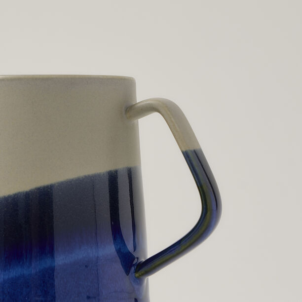 Porcelain mug shiny navy blue image number 2