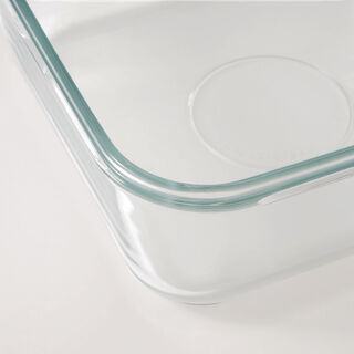 Glasslock square glass container 1200ml